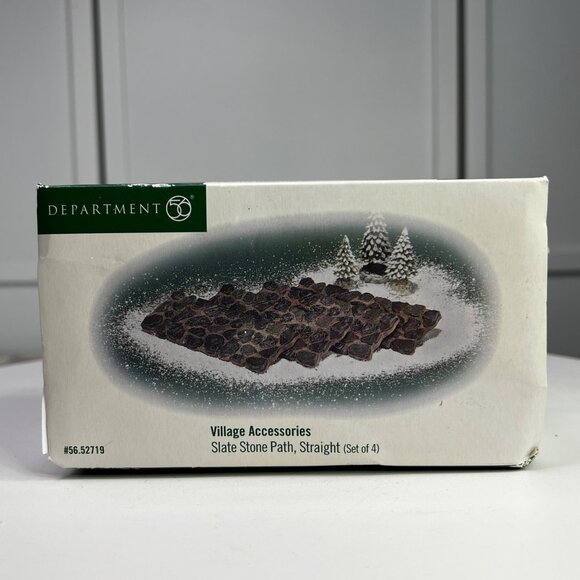 Dept 56 Slate Stone Path - Straight Sections Christmas Village Accessories from - Picture 2 of 6